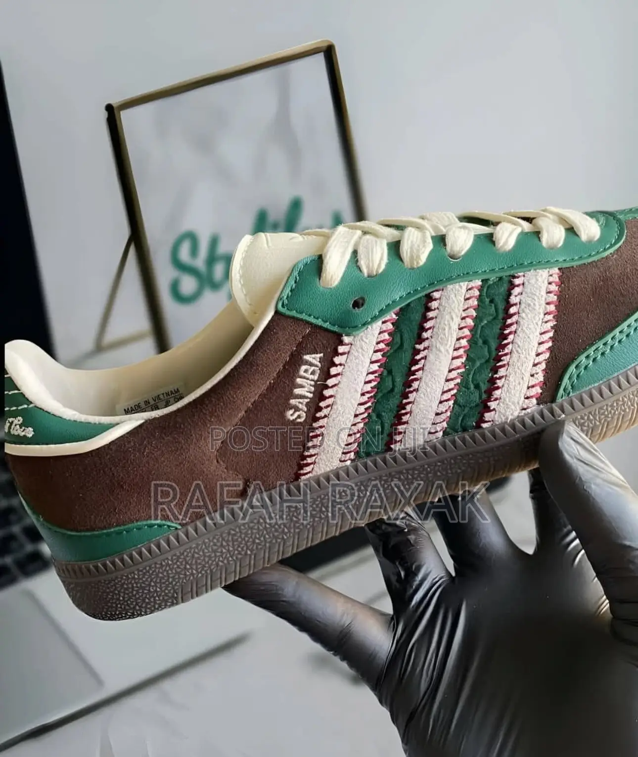 Adidas Samba Og “Notitle Brown/Green” Sneakers in Stock