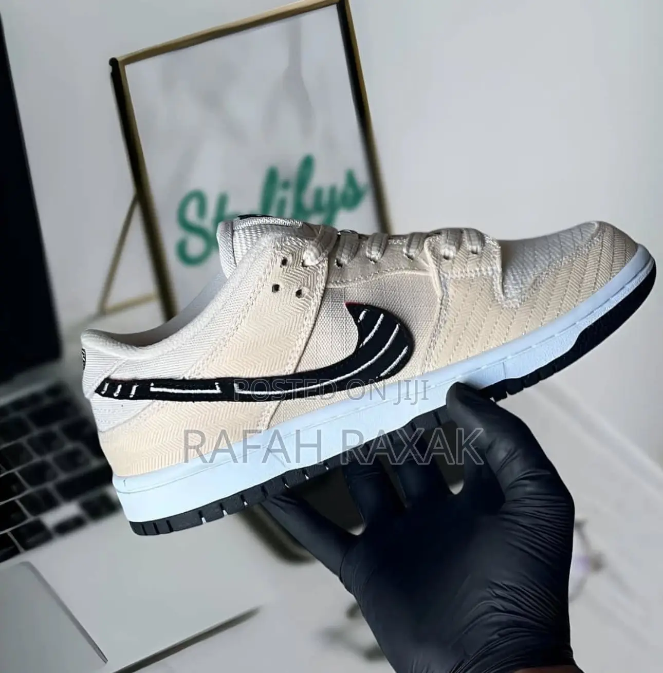 Original Nike Sb Dunk Low Pro Albino Preto Sneakers