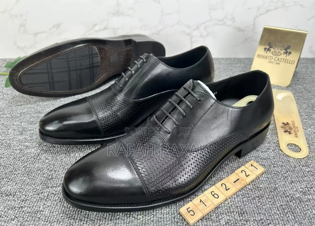 Men’S Super Classic Renato Castello Lace Up Gentle Shoes