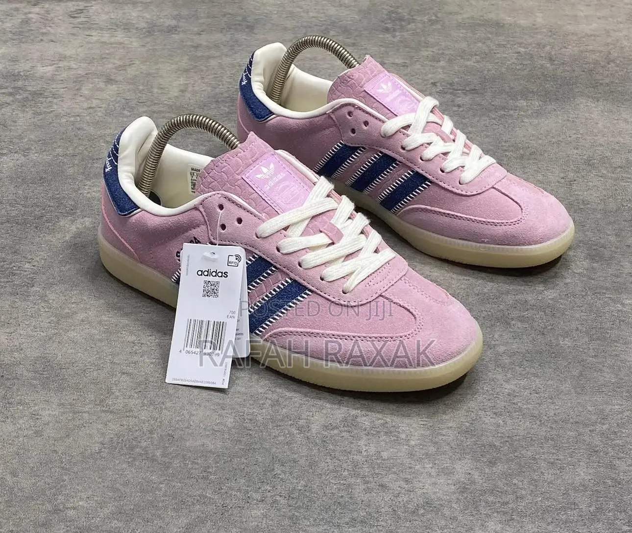 Classic Adidas Samba Og “Notitle Hot Pink” Suede Sneakers