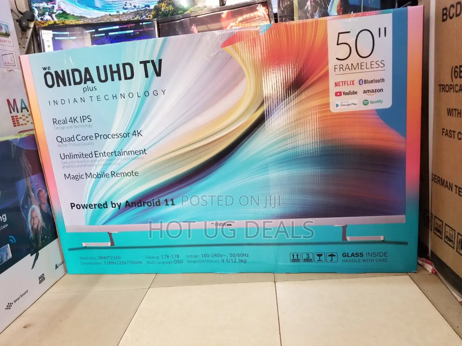 Onida Plus 50 Inch Uhd Android Smart Tv With Bluetooth