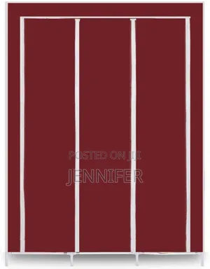 Plastic 6+2 Shelves Cover Portable Collapsible Wardrobe