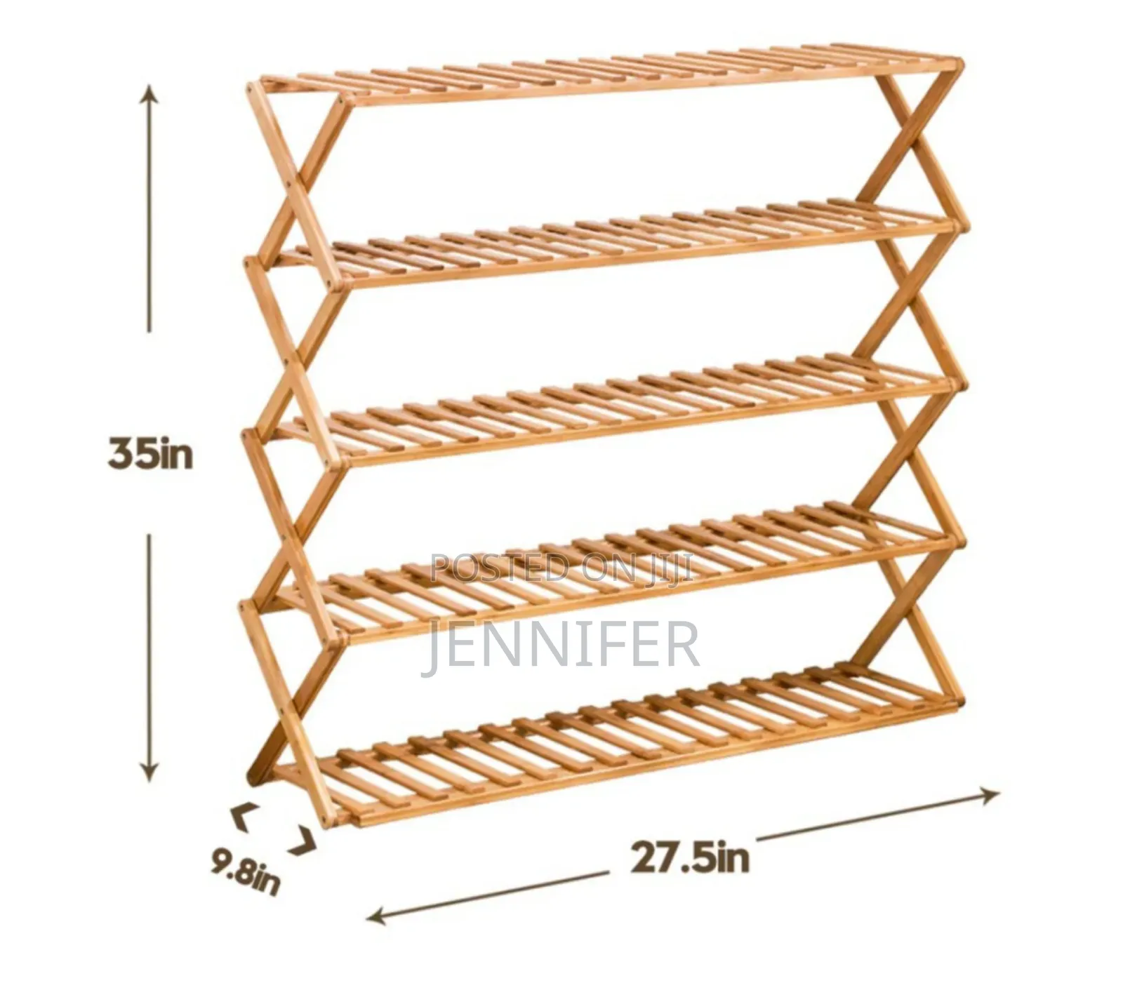 Bamboo Shoe Rack Organizer