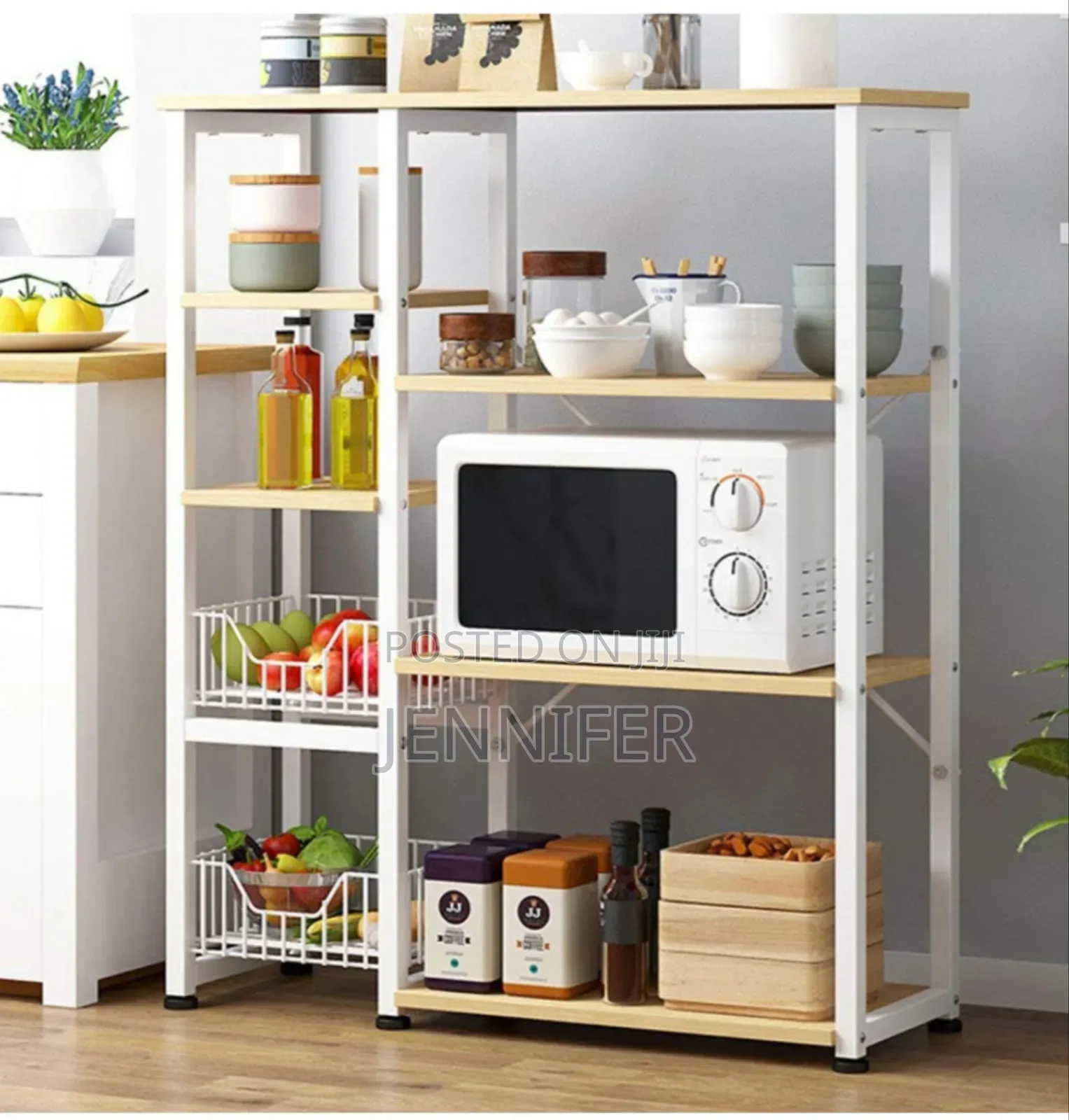 4/5 Multifunction Microwave Kitchen Shelf Organiser