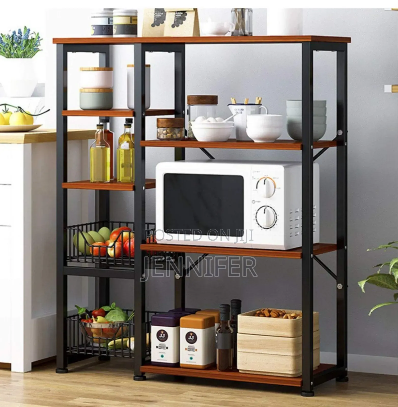 4/5 Multifunction Microwave Kitchen Shelf Organiser