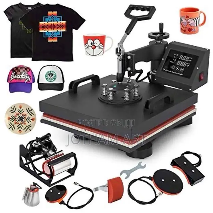 8in1 Heat Press Combo Unique Package