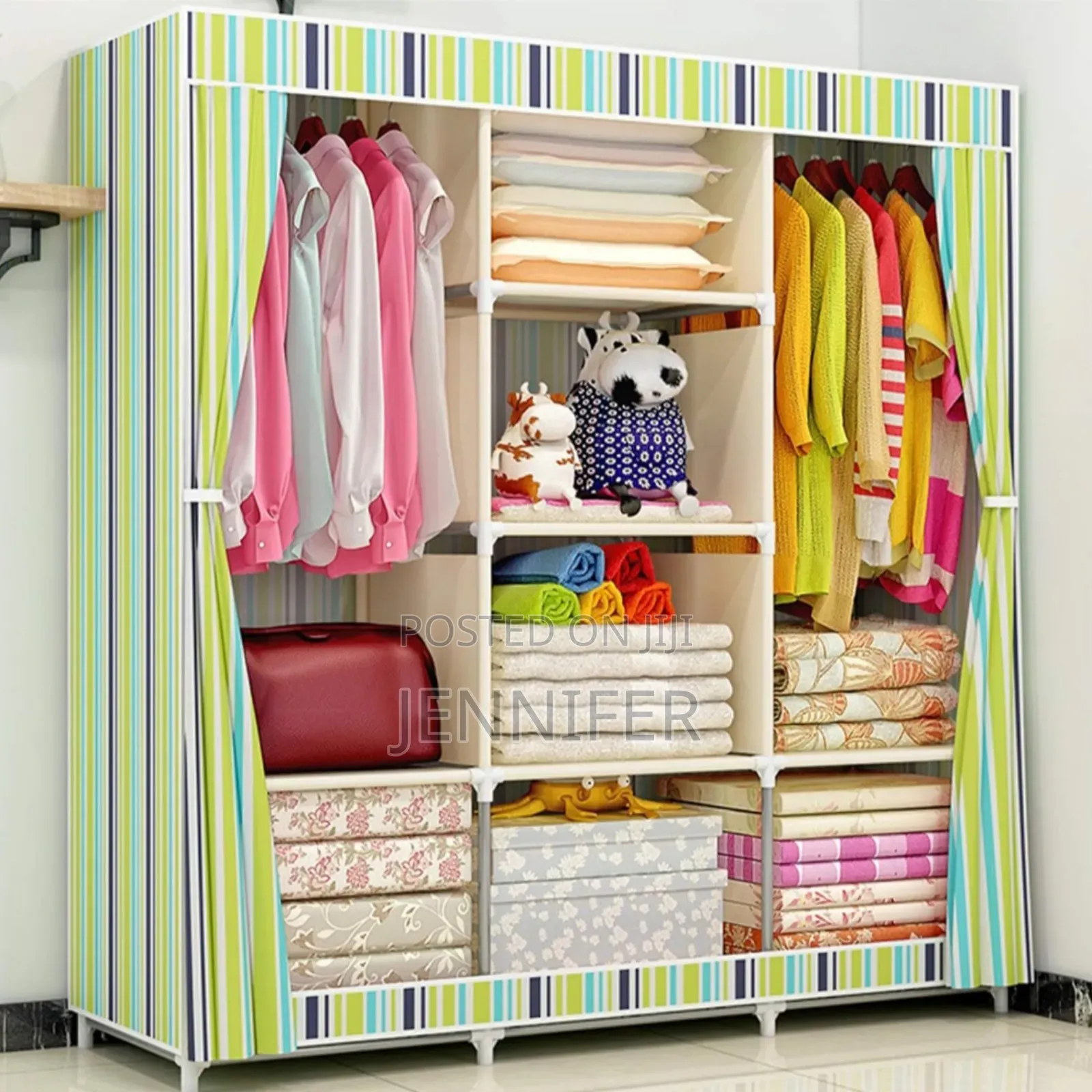 Non-Woven Folding Portable Storage Wardrobe