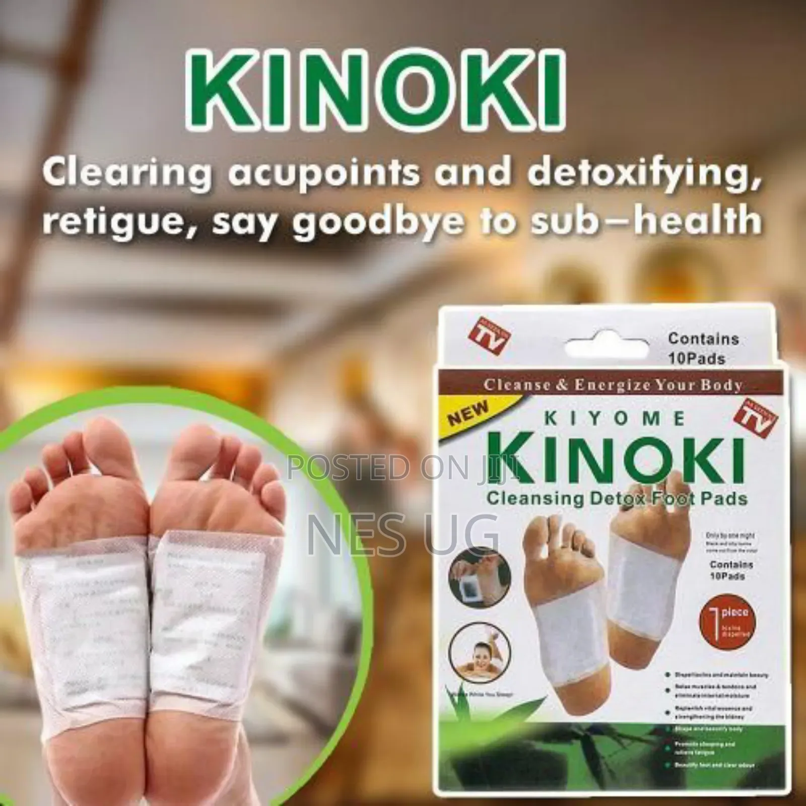 Health Kiyome Kinoki Foot Patch Cleansing Detox Foot Pads