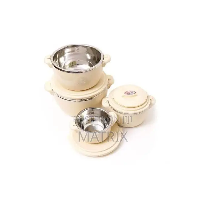 Hot Pot 4pc Thermo Insulated Food Warmer Hot Serving Dishes