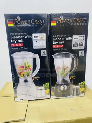 3 Plug 2 in 1 Blender Black