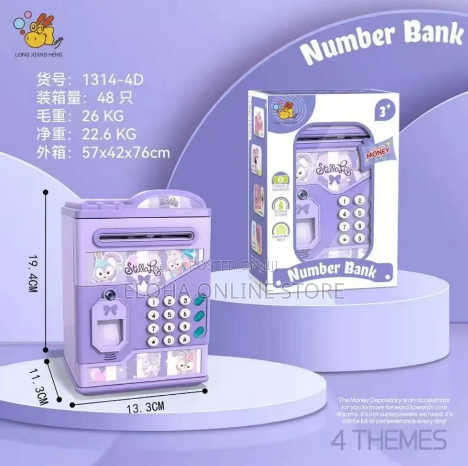Kids Mini Atm Number Bank /Piggy Bank