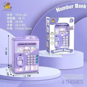 Kids Mini Atm Number Bank /Piggy Bank