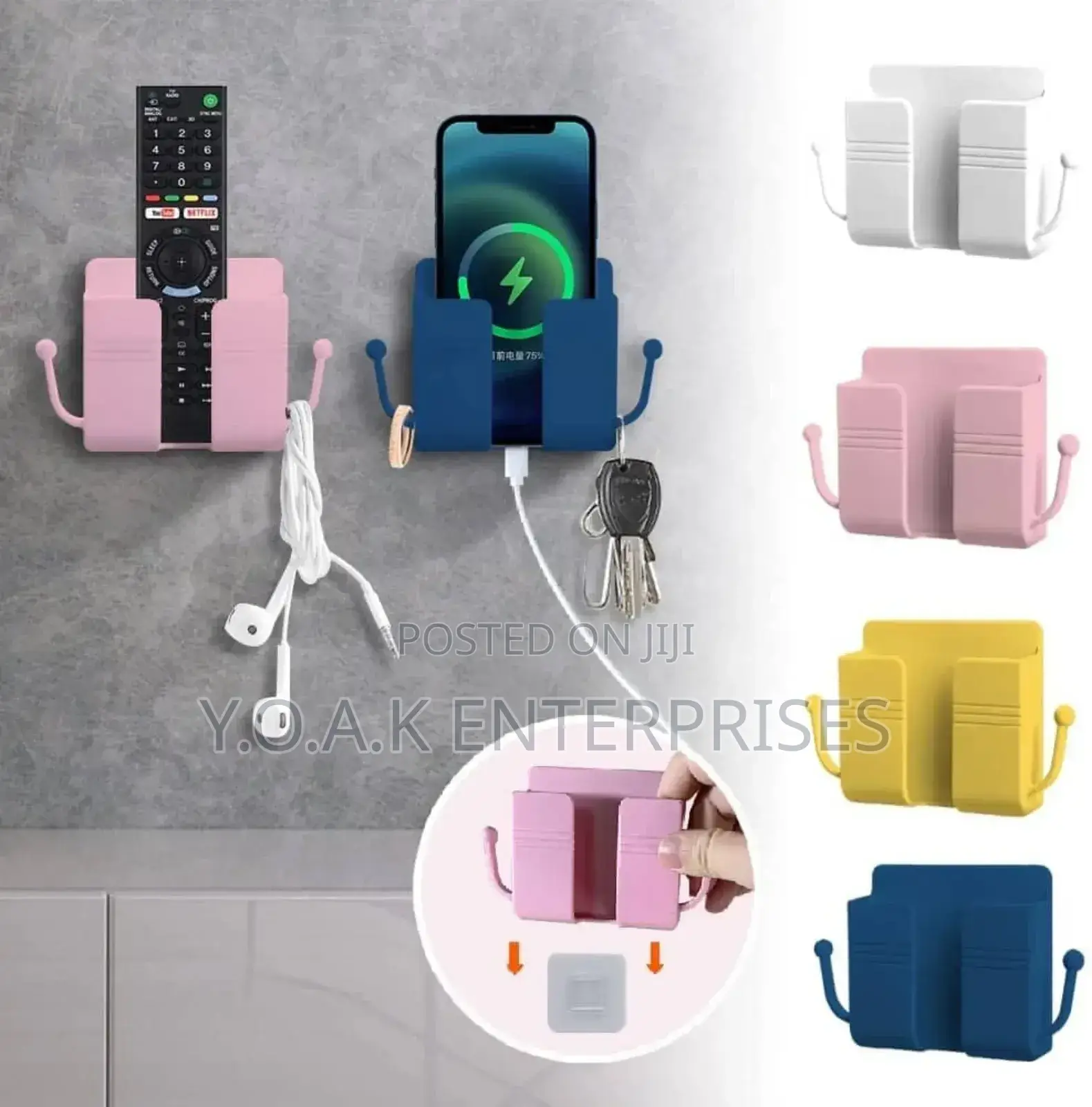 Self-Adhesive Wall Mount Phone Holder Stand Charging.