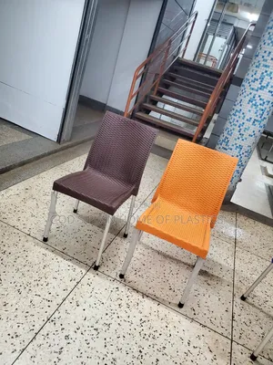 Photo - Orange and Coffee Brown Plastic