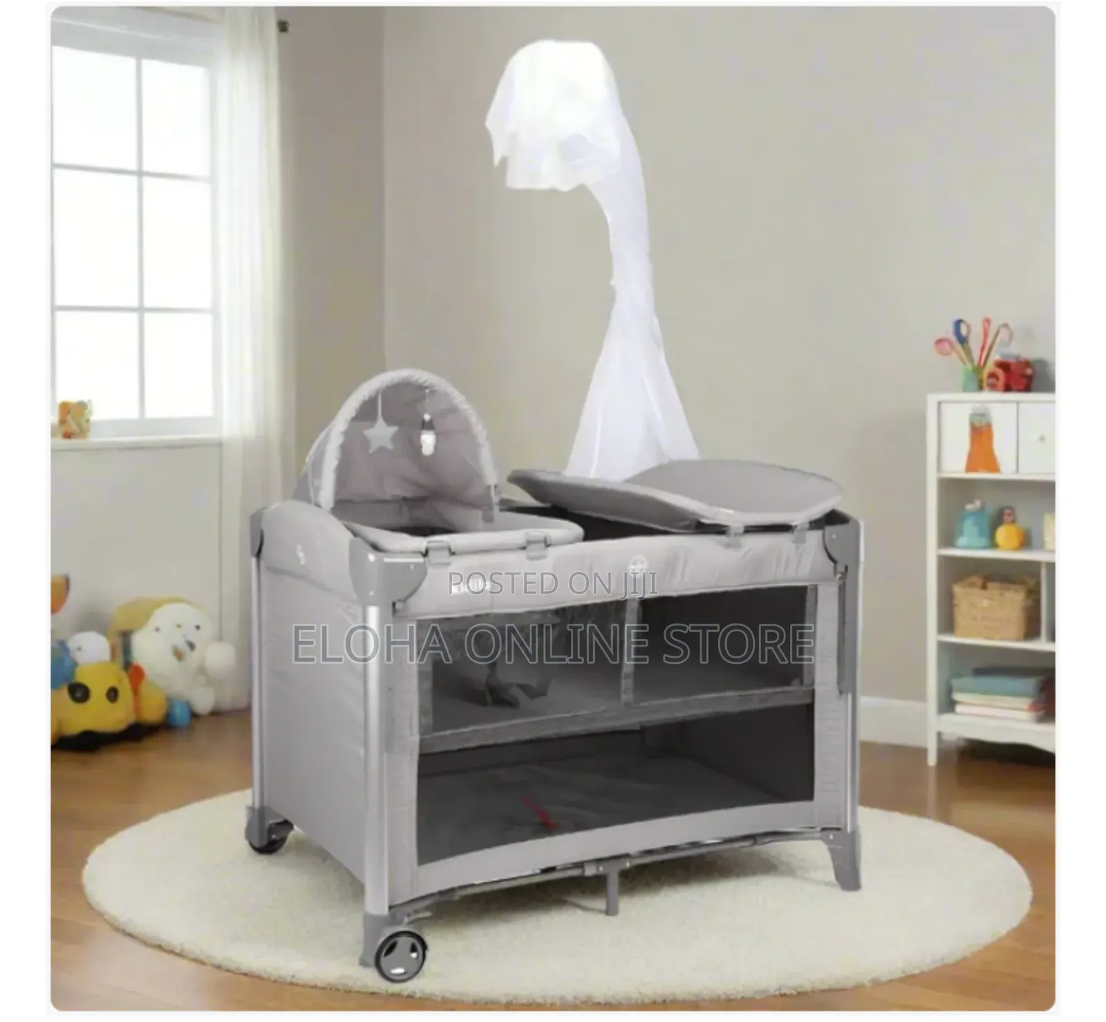 Kidilo T-703m Baby Cradle Bed