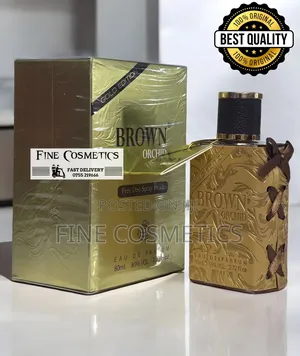 Original Brown Orchid Gold Edition Unisex Luxury Perfume 80g