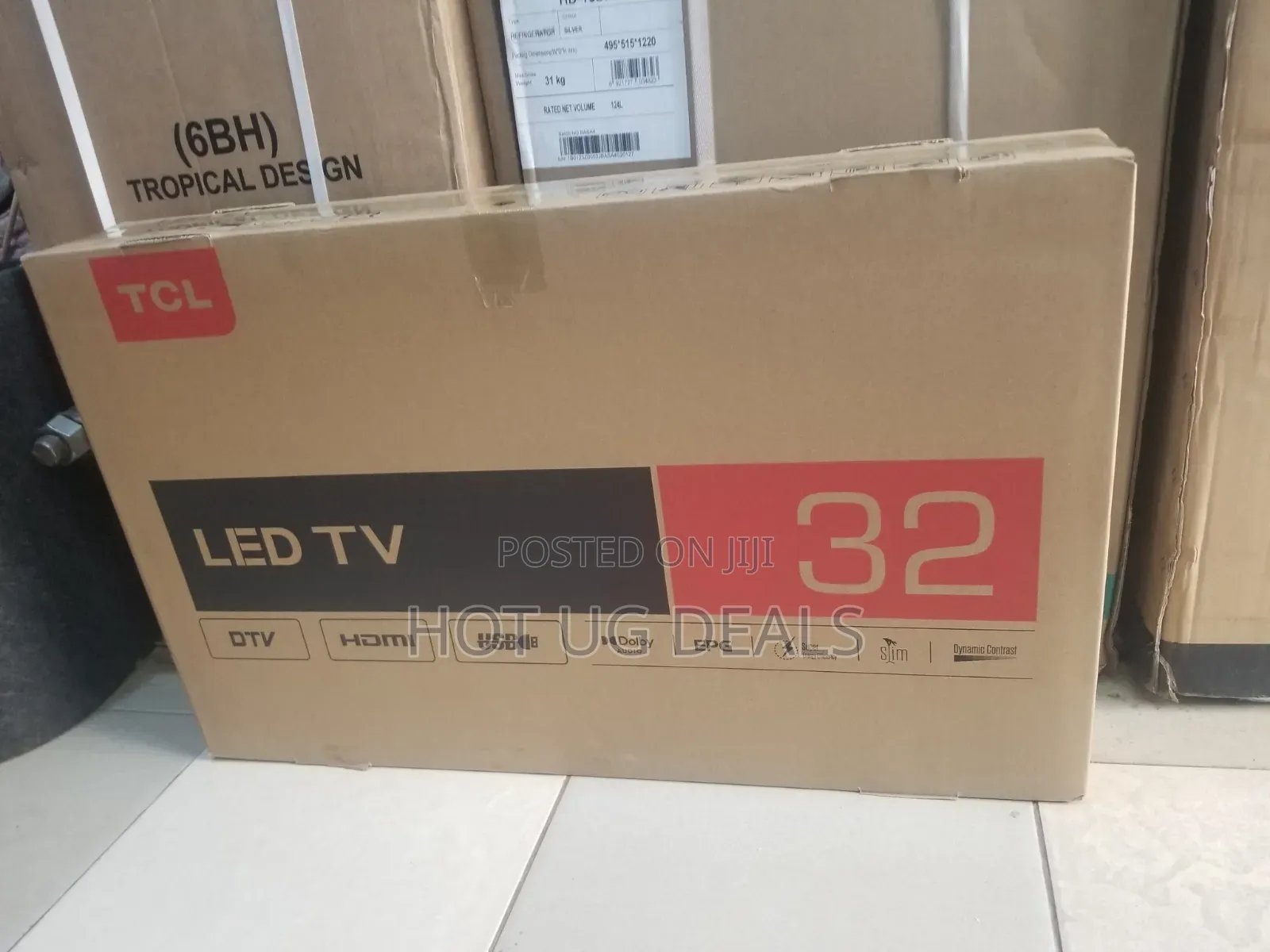 Tcl 32 Inch Digital Hd Free To Air Tv - Black(3 Yrs Wrty)
