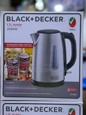 Black+Decker 1.7ltrs Metallic Electric Kettle at 20% Discount
