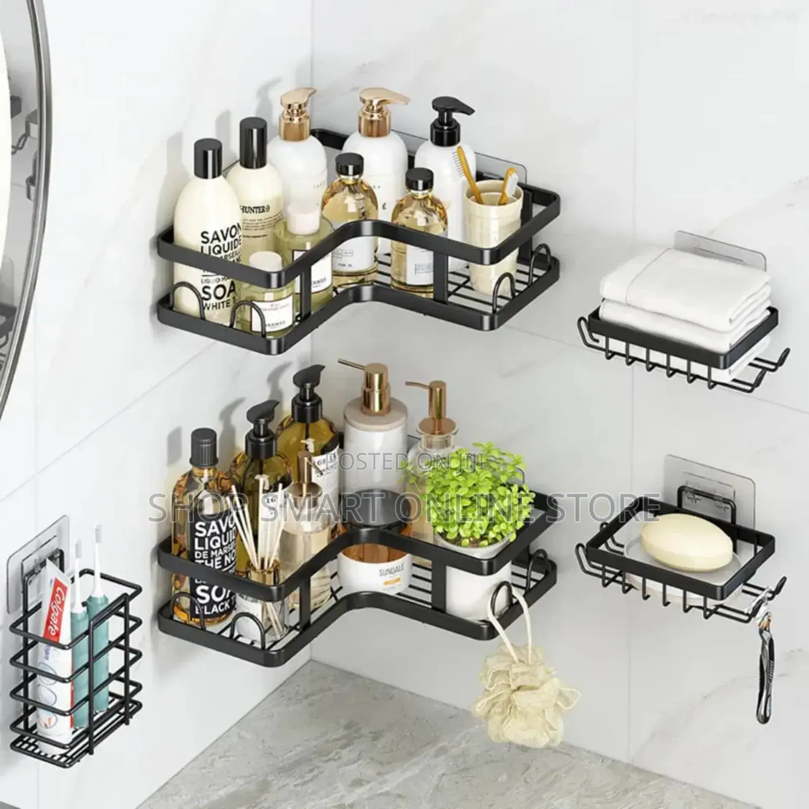 Bathroom Organizer 5pcs Set