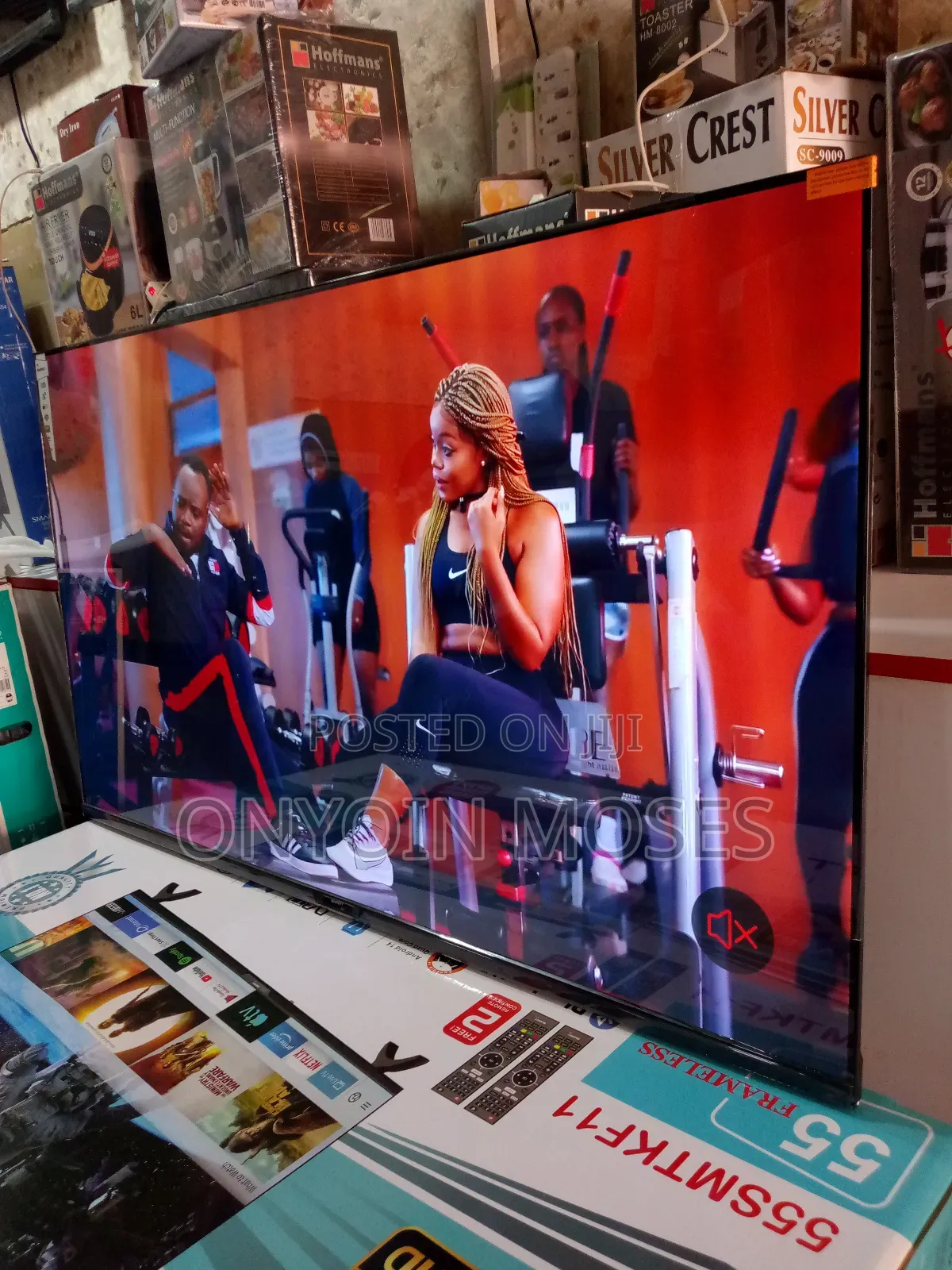55 Inches Smart Plus Android Ultra Hd Frameless Smart Tv