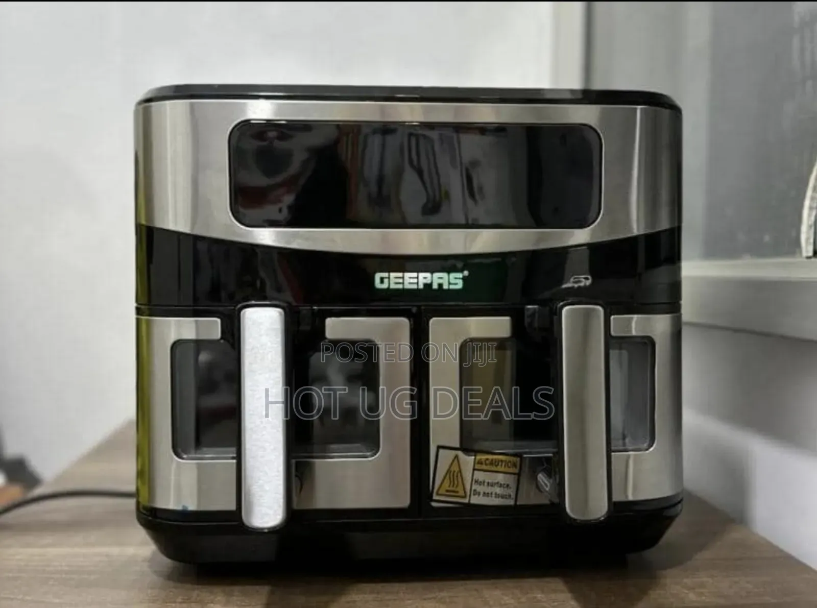 Geepas 9l Oil Free Healthy Air Fryer Touchscreen Non-stick