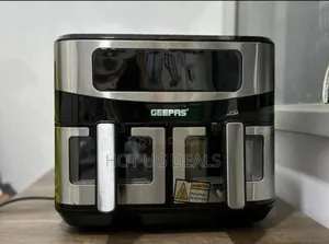 Geepas 9l Oil Free Healthy Air Fryer Touchscreen Non-stick