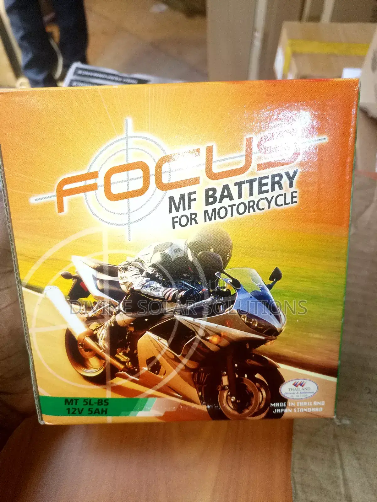 12v/5ah Focus Motorcycle Battery