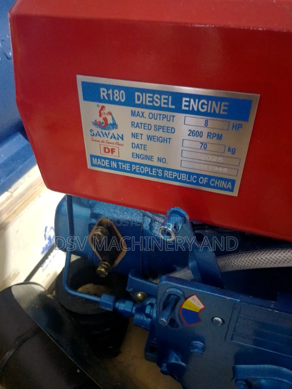 Water Cooled Diesel Engine 8hp