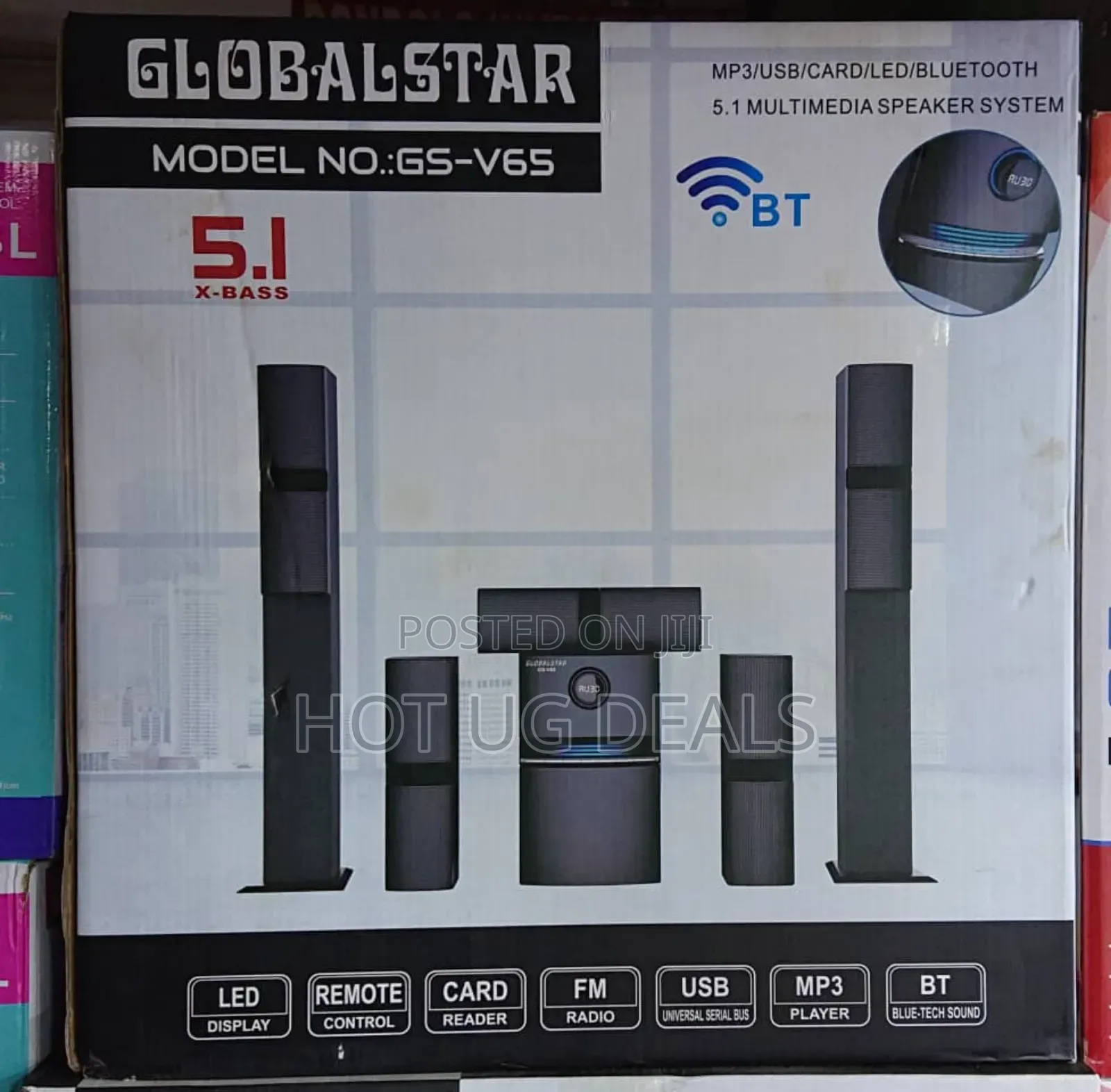 5. 1 Global Star Bluetooth  Home Theater Multispeaker System