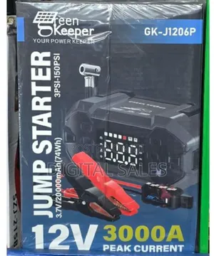 Photo - Car Jump Starter With Air Compressor 12v