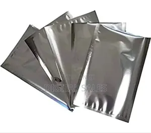 Plain Silver Aluminum Foil Laminated Pouch Bags