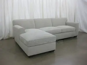 Light Gray Five Seater Sofa Set