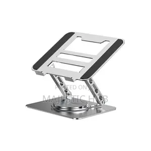 Adjustable Aluminium Laptop Stand 360° Rotating Foldable