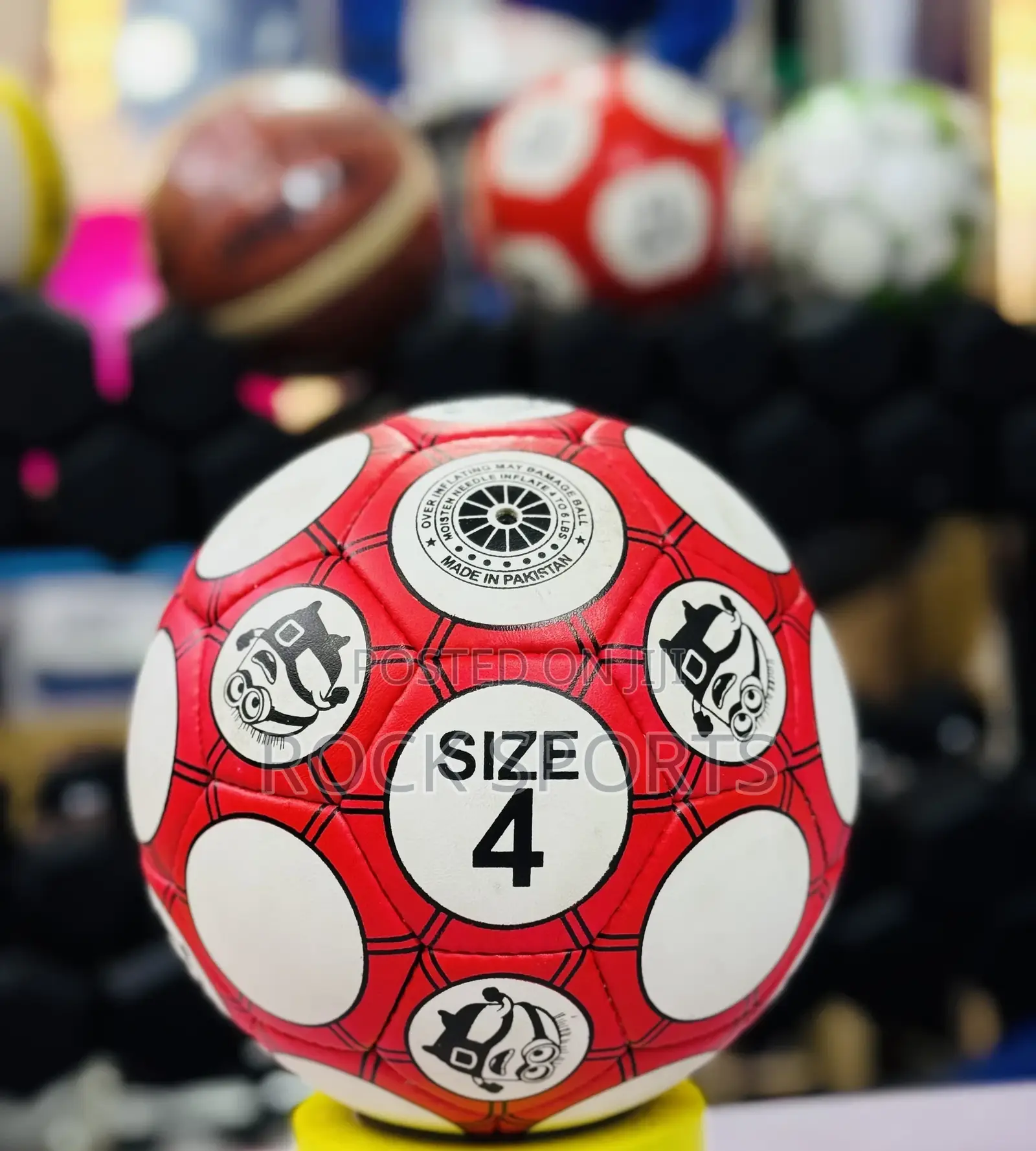 Leather Soccer Ball (Size-4)