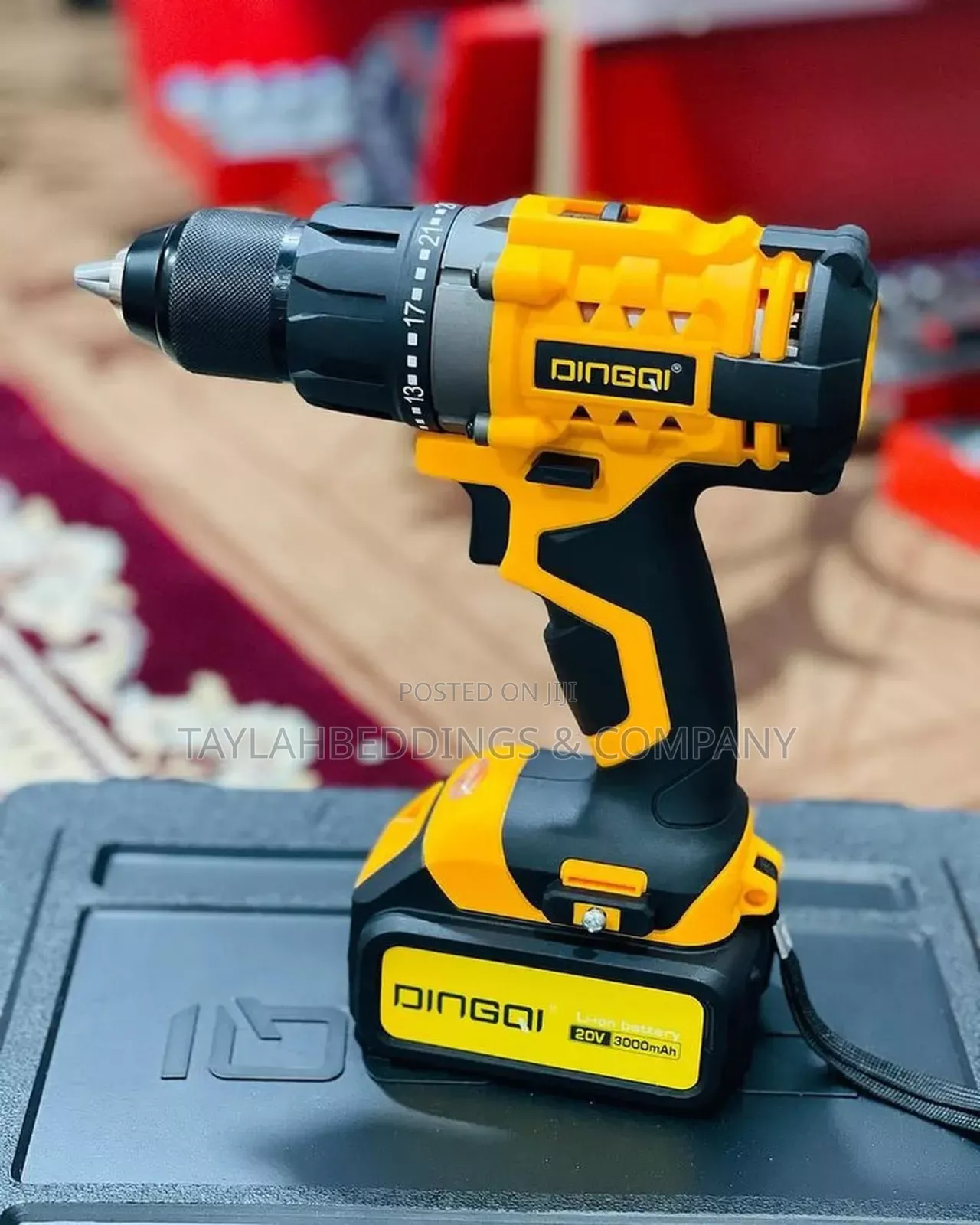 20v Brushless Cordless Drill Machine 4ah Batterie