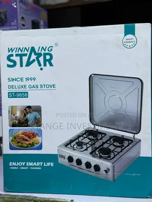 Winning Star Desktop Gas Plate 
4 Burner