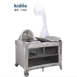 Kidilo Baby Playpen Cot