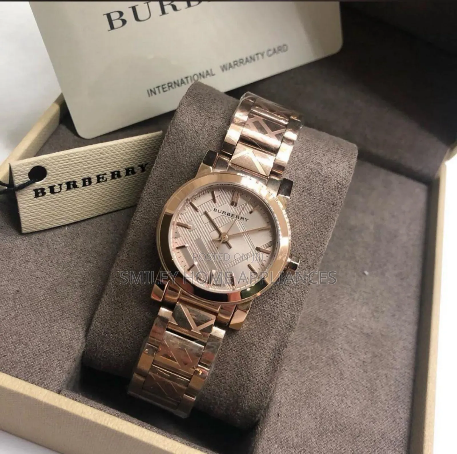 Bburberry Ladies Classy Analog Wrist Time Piece