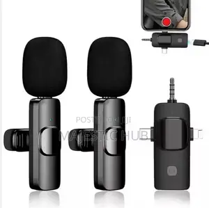 3 in 1 Wireless Lavalier Microphones for iPhone, Android