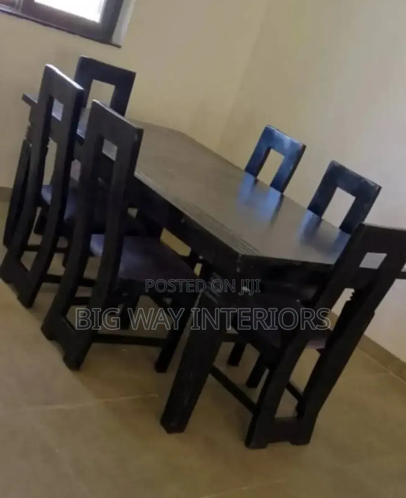 Six Seater Dinning Table Set With Chairs 1000