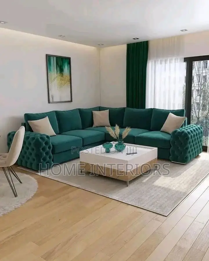 Six Seater Sofa With a Center Table
