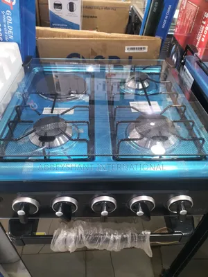 Photo - Stand Cooker 50x50 3-Burner Light Gas Cooker Stove With Oven