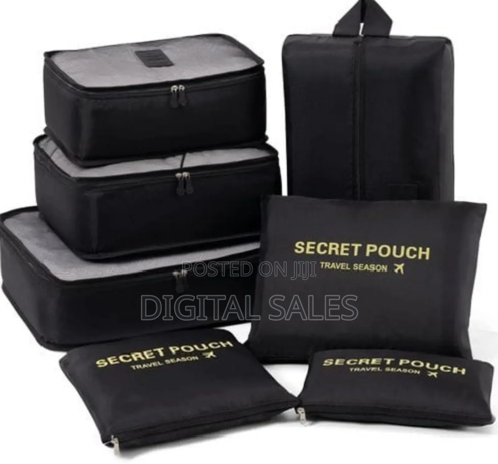7 PCS Travelling Secret Pouch
