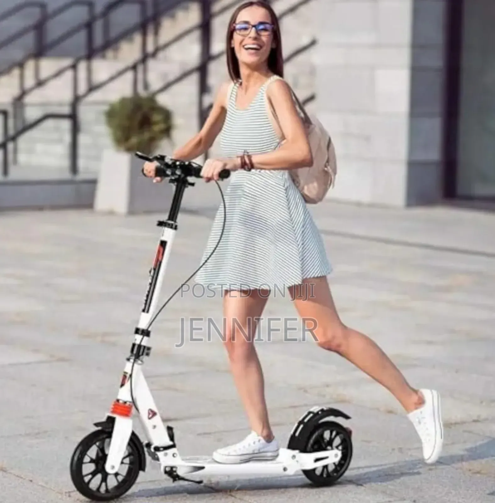 Adult Kick Scooter Foldable With Large Wheels