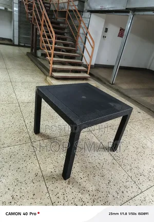 Photo - Restaurant Plastic Table Plastic Table 4 Seaters