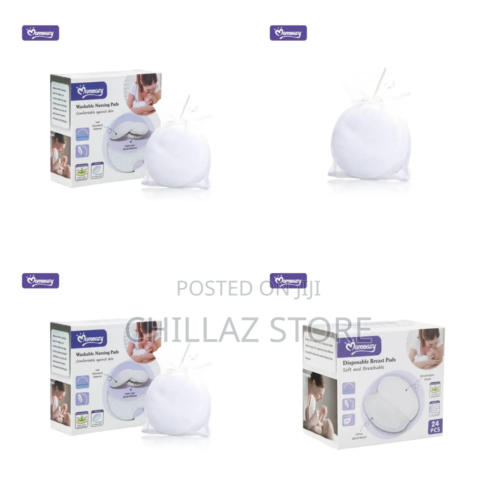 Momeasy Washable Nursing Pads.