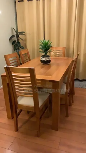 Photo - Simple 6 Seater Dining Made at Low Costs Here