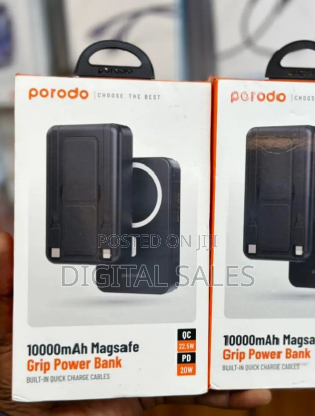 Porodo 10000mah Magsafe Grip Power Bank.