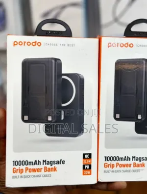 Porodo 10000mah Magsafe Grip Power Bank.