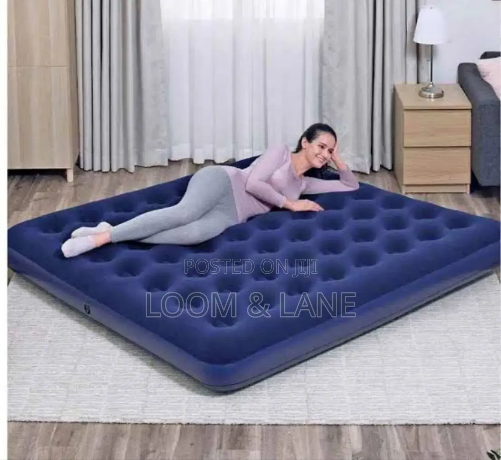 Genuine 5 by 6 Flocked Air Mattress
